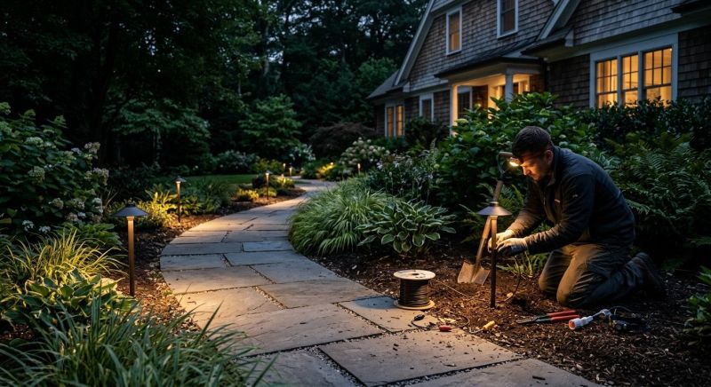 Outdoor Lighting Installation in Denver, CO