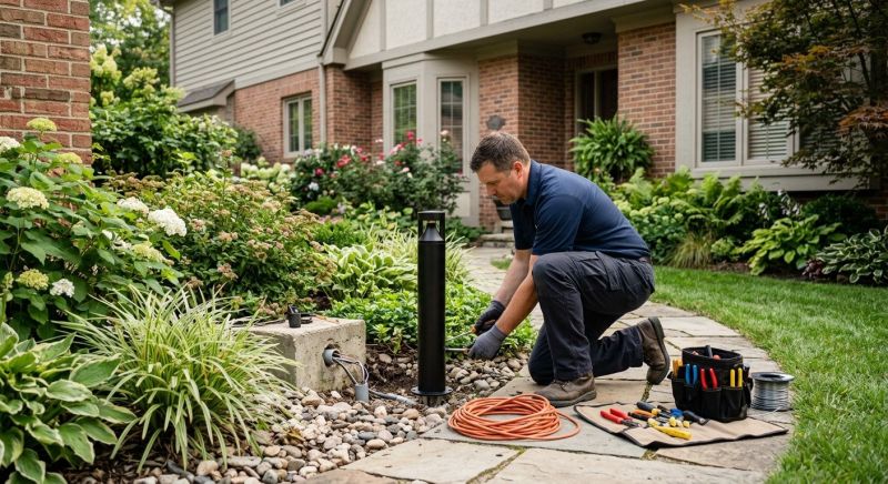 Pond Lighting Installation in Alpharetta, GA